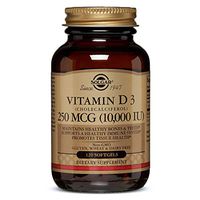 Vitamin D3 (Cholecalciferol) 250 MCG (10,000 IU) Softgels - 120 Count - 3 Pack