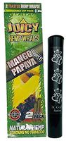 Herb Airtight Tube Pocket Protector with Juicy Jay's Mango Papaya Hemp Wraps 1 Count DC Crafts Nation- Ganesha