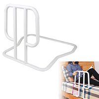 JOEPET Bed Assist Bar,Secure Bed Rail Bedroom Safety Fall Prevention Aid Handrail for Assisting Elderly and Seniors (White)