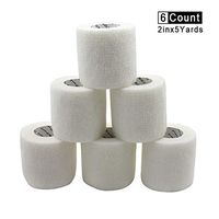 Self Adhesive Bandage Tape-Self Adherent Stretch Medical Bandage Wrap,Athletic Tape/Vet Tape,2Inch 5Yards-6 Count