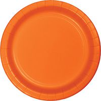 Dinner Plates 8.75" 24/Pkg-Sunkissed Orange