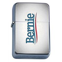 Bernie Sanders Flip Top Dual Torch Lighter S4 Smoking Cigarette Smoker 420 Sexy Weed Double Flame Presidential Candidate