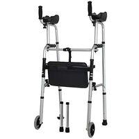 Lour Walking Frame Old Man Arms Walker Aluminum Alloy Disabled Walker with Arm Support Dual-Use