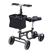 Steerable Knee Walker Scooter Walking Aid Foldable with Basket Knee Rest: 3.5" Contoured Molded Foam US Delivery