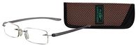 Select-A-Vision Flex 2 Lightweight Flexible Rimless Readers, Gray, 2.50