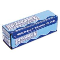 Boardwalk 7112 Extra Standard Aluminum Foil Roll, 16 Micron Thickness, 12" Width x 1000' Length, Silver