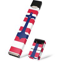 Skinit Decal Wrap for Juul E-Cigarette - Officially Licensed Skinit Originally Designed Nautical Stripes Design
