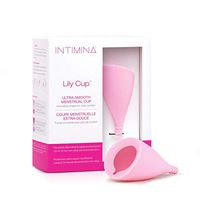 Intimina Lily Cup Size A - Ultra-Soft Menstrual Cup, Reusable Period Protection for up to 12 Hours, Medical-Grade Silicone Women’s Period Care