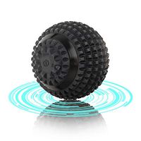 Vibrating Yoga Massage Ball - Soft Silicone Cover Trigger Point High Intensity Fitness Muscle Foam Rollers Tightness Legs and Back Recovery