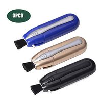 Cwuc-home 3 Pcs Portable Eyeglasses Cleaner Carbon Clean Injected Eyeglasses Sunglasses Brush Tools, Peeps Eyeglasses Cleaner 2 in 1 Multifunctional Eyeglass Cleaner Brush Kit,D