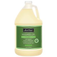 Bon Vital' Organica Massage Gel Made with Certified Organic Ingredients for Earth-Friendly and Relaxing Massage, Moisturizer for Natural Massage that Hydrates and Softens Skin, 1 Gallon Bottle