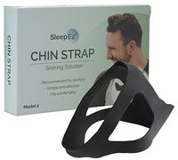 New Anti Snoring Solution by SleepEZzzz, Snore Stopper Chin Strap, Customizable, Adjustable Snoring Aid That Works, Best Solution for Mouth Snorers