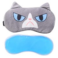 Christmas Sleep Mask Cute Dog Cat Printed Eye Mask Sleeping Mask with Ice Pack