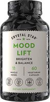 Crystal Star - Mood Lift - Helps Relieve Stress and Elevate Mood - 60 Vegetarian Capsules