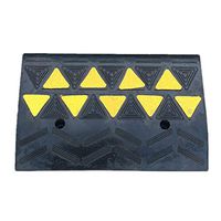 KoTag Durable Supply Rubber Road Along The Slope 11CM High Car Uphill Triangular Ladder Slope Pad Step Pad Road Arch Slowdown Scooter Threshold Steps Ramp (Color : Picture Color, Size : 50x30x11cm)