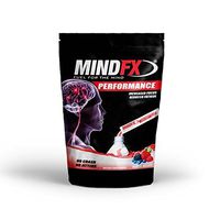 MINDFX Energy Powdered Drink Mix, Mixed Berry Flavor, 15 Single Servings