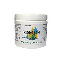 Naturally Complete MSM Plus Glucosamine Bromelain & Chrondroitin 4 oz. Jar | Non-GMO - Unscented)