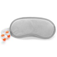 Outflower Soft and Comfortable Breathable Men and Women Sleep Goggles Shade Eye Goggles with Earplugs Gray