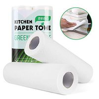 Kitchen Towels, Oil Absorbing Blotter, Soft & Strong for Kitchen Cleaning in Dining Room Kitchen Dishcloth Kitchen Bar Mops Toweling (Two Rolls)