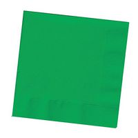 Creative Converting Touch of Color 2-Ply 50 Count Paper Lunch Napkins, Emerald Green