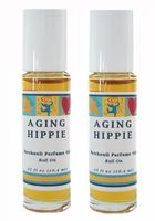 Aging Hippie Patchouli Aromatherapy Perfume Roll On - Set of 2