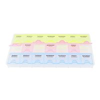 AM NOON PM 7 Day Weekly Tablet Pill Box Medicine Dispenser Holder Case