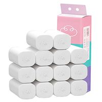 14 Rolls Toilet Paper Septic-Safe Soft 4-Ply Chlorine Free for Kitchen, Living Room, Toilet, Various Occasions