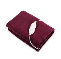 WE&ZHE Multi-Functional Electric Blanket Warmer Heating Pad, 3 Files Thermostat 15-50 Degrees Knee Pads Care Knee Blanket , Dark purple