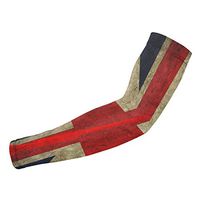 Sincerity First Brittian Flag Rocket Launch UV Protection Cooling Arm Sleeves for Sports Running Men Women