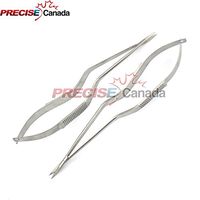 PRECISE CANADA: TWO PIECES YASARGIL BAYONET MICRO SCISSORS 7.5" ONE STR, ONE CVD