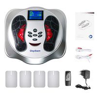 Goyibam Foot Circulation Stimulator, Electrical Feet Massager Machine, Muscle Pulse Massage Therapy, TENS Therapy Devices, Relieve Pain and Aching of Feet Legs Body Ankles (Foot Massager)