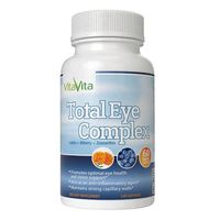 Total Eye Complex with Lutein, Bilberry & Zeaxanthin - Support Eye Health & Visual Acuity (120 Capsules)