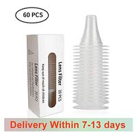 60 Counts Ear Thermometer Probe Covers/Refill Caps/Lens Filters for All Braun ThermoScan Models and Other Types of Digital Thermometers Disposable Covers