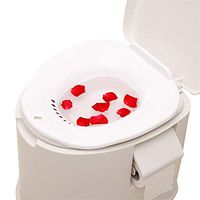 JFGUOYA Sitz Bath Hip Bath Bath Basin Fumigation Medical Grade Seatz Bath for Pregnant Women Hemorrhoids Patients on The Toilet Hip Bath tub (Sitz Bath Basin),White,White