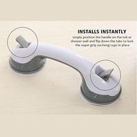 jassi.jae Grab Bar Bath Tub Grab Bar Wall Mount Home Bathroom Handle Safety Shower Anti Slip 300lbs