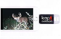 Leap Outdoors Trail or Game Camera Viewer SD Card Reader for Apple iPhone or iPad | Works with Cases | Reads SD, SDHC, and Micro SD Cards (Device + Case)
