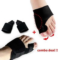 Grateshop1 Pair Big Toe Bunion Splint Straightener Corrector Hallux Valgus Relief Foot Pain