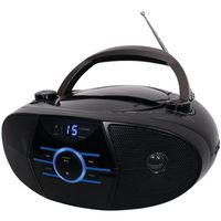 1 - Portable Stereo CD Player with AM/FM Stereo Radio & Bluetooth(R), Supports A2DP & AVRCP, Top-loading CD player, CD-560