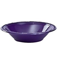Party Dimensions 12 Count Plastic Bowl, 15 oz, Purple