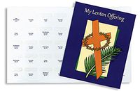 My Lenten Offering Coin Easter Tithing Folders with Dated Slots, Pack of 50