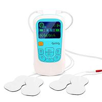 OSITO TENS Unit Rechargeable Electronic Pulse Massager Muscle Stimulator with 4 Reusable Pads - Pain Relief Therapy Machine with Dual Channel 25 Modes and 50 Intensity