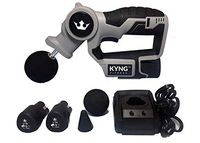 Kyng Fitness Professional Deep Muscle Massager Handheld Cordless Massage Gun Percussive Vibration Therapy Deep Tissue #1 Massager Comes with (2) Powerful 12 V Li-on Batteries