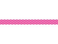 Teacher Created Resources 5541 Hot Pink Chevron Straight Border Trim
