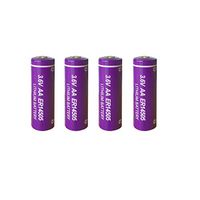 AA 3.6V ER14505 2400mAh Lithium Battery Non-Rechargeable Battery 4 Pcs