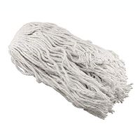 Mop Head, 20 Oz. Cut, 4-Ply Cotton, General Purpose Mopping, Pack of 4