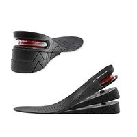 Height Increase Insoles 3-Layer 2.75 inch Air Cushion Taller Shoes Insoles Heel Insert for Men and Women by ERGOfoot