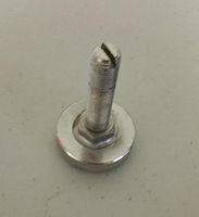 Original Brecknell Part# 41244-0042 Foot Assy (Mach-Slot) Non-swivel steel Foot 1/2-20 for Brecknell DCSB Pegasus Floor scale replacement Foot, NEW