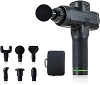 Massage Gun - Deep Tissue Percussion Muscle Massager for Pain Relief, Handheld Electric Body Massager Sports Drill Portable Super Quiet Brushless Motor，Black