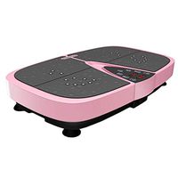 DLJAC 4D Vibration Platform, Micro Vibration, Whole Body Workout Machine, Home Training Equipment Balance Trainer Control (Color : Rose Red)