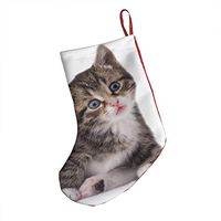 Christmas Decorations Stockings 18" Cute Kitty Cool Big Xmas Socks for Home Decor